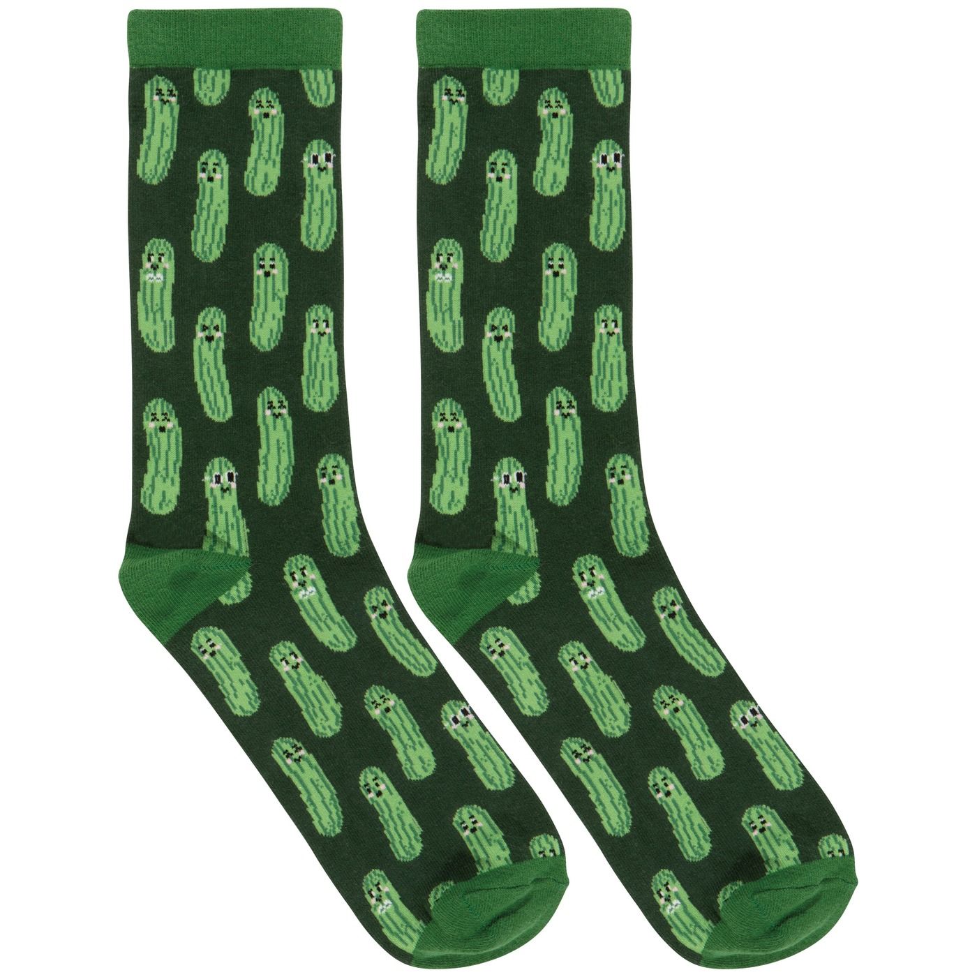 Pickle Pal Socks 70% Cotton, 28% Polyester, 2% Spandex W3.3 × H15"