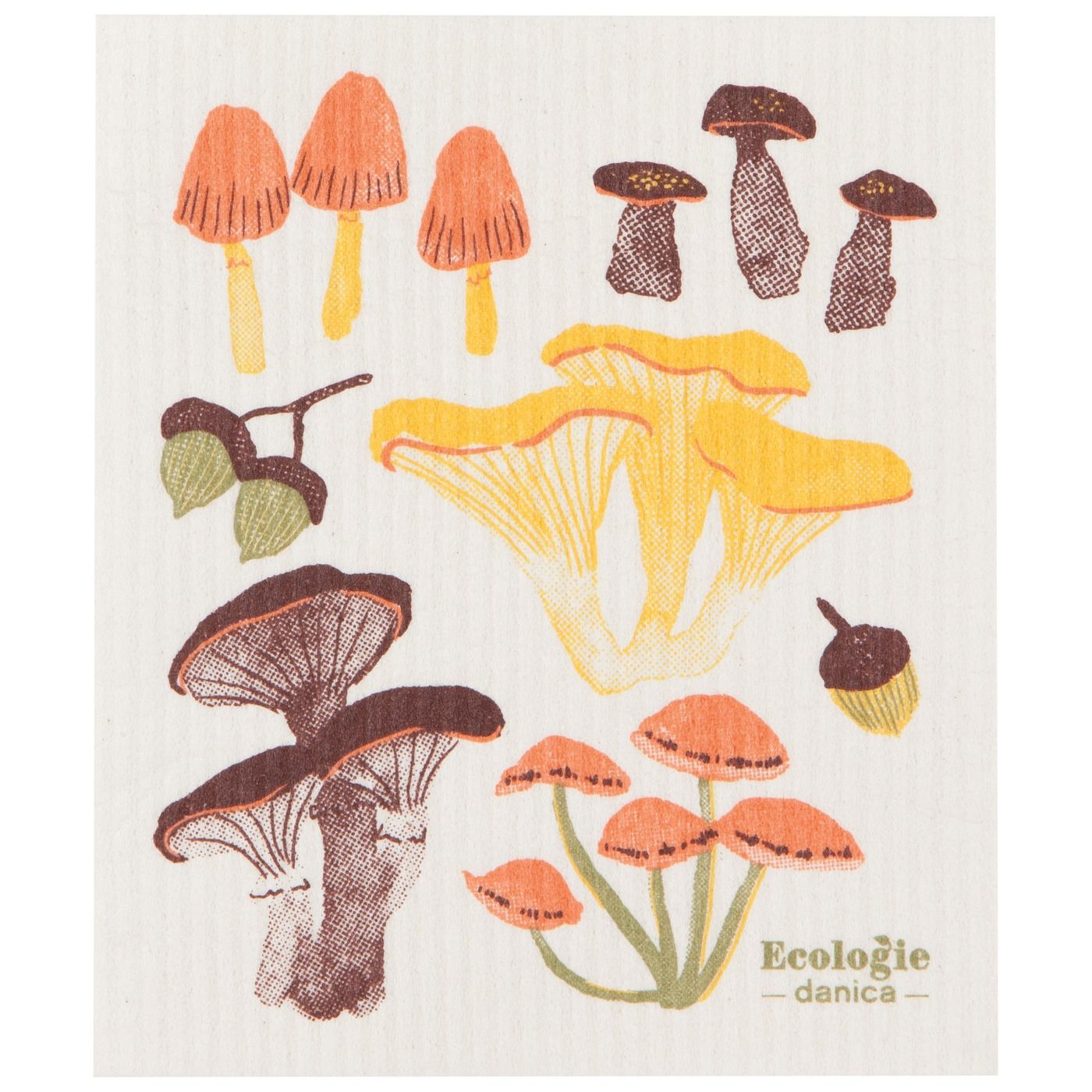 Swedish Dishcloths - Field Mushrooms