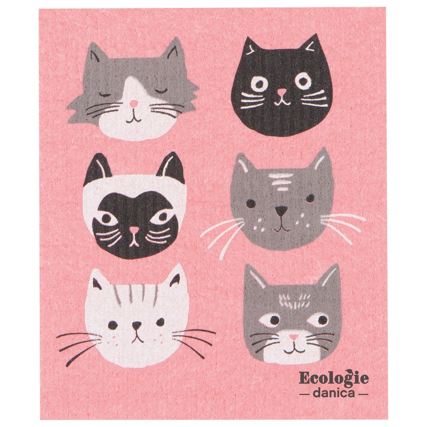 Swedish Dishcloths - Cats Meow W6.5 × L8"