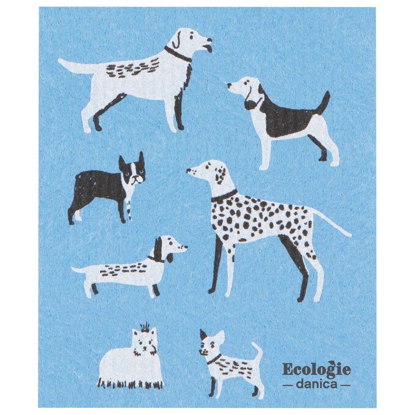 Swedish Dishcloths - Dog Days W6.5 × L8"