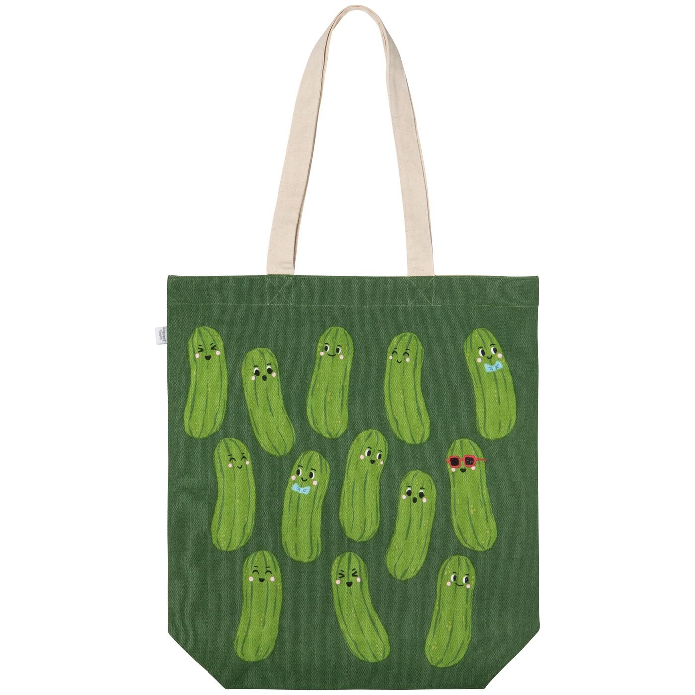 Pickle Pal Everyday Tote Bag Cotton W14 × H15 × D4" / Strap Drop 9"