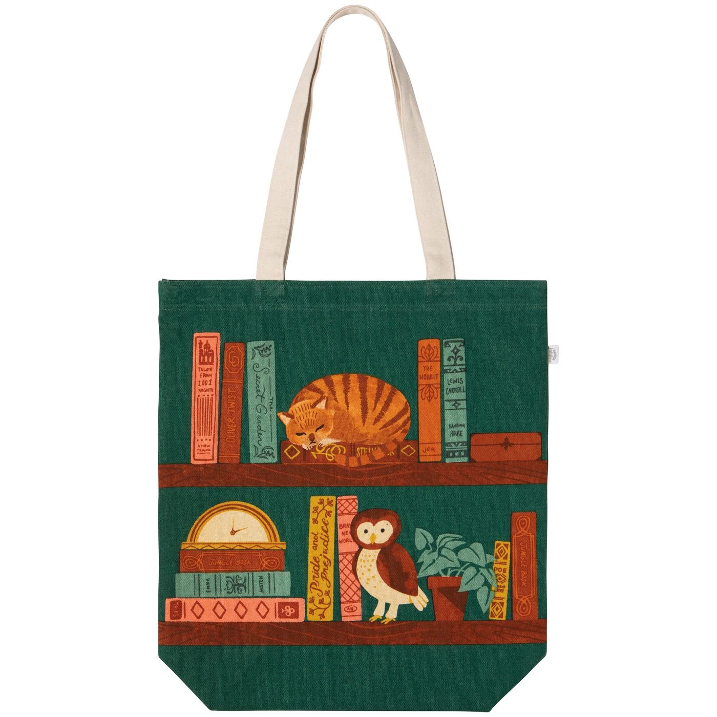 Everyday Totes - Book Club W14 × H15 × D4" / Strap Drop 9"
