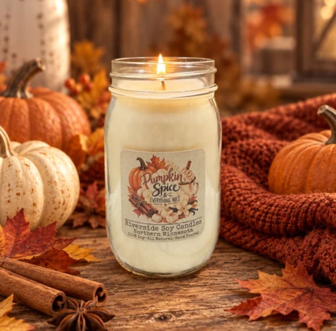 Pumpkin Pick, 16oz | Riverside Candle Duluth, MN