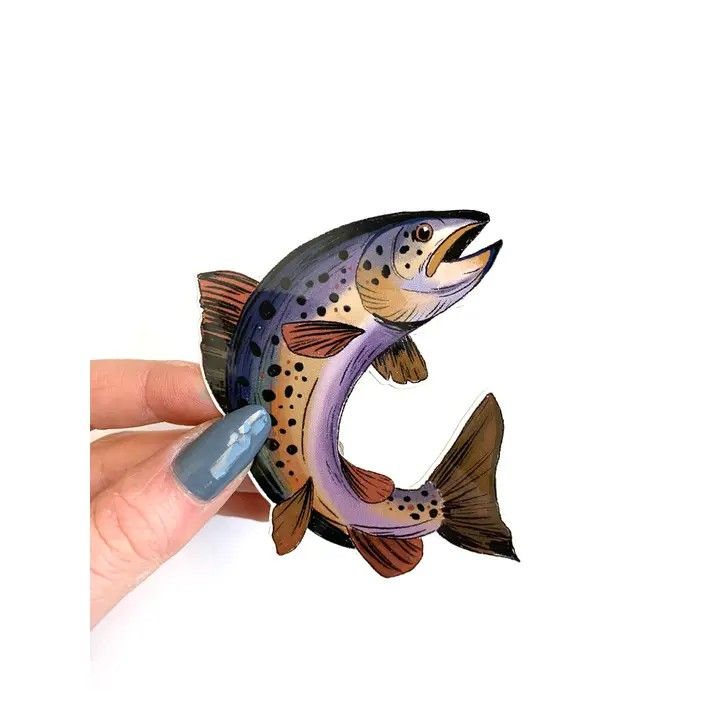 Trout Sticker