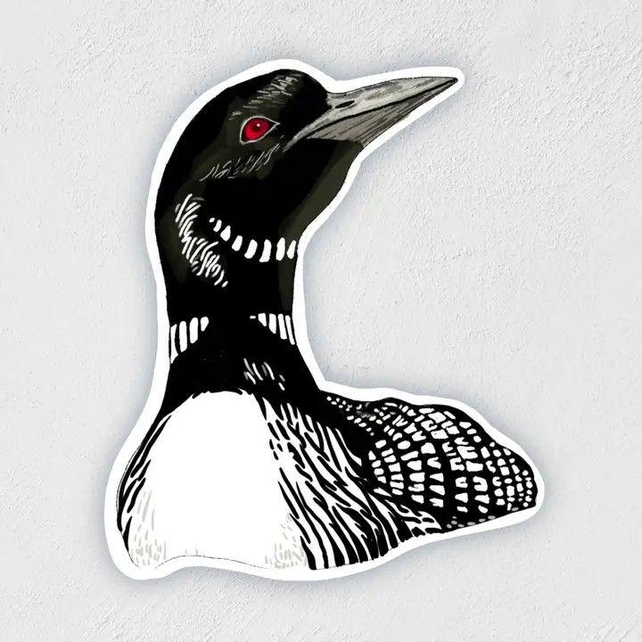 Loon Sticker Sticker