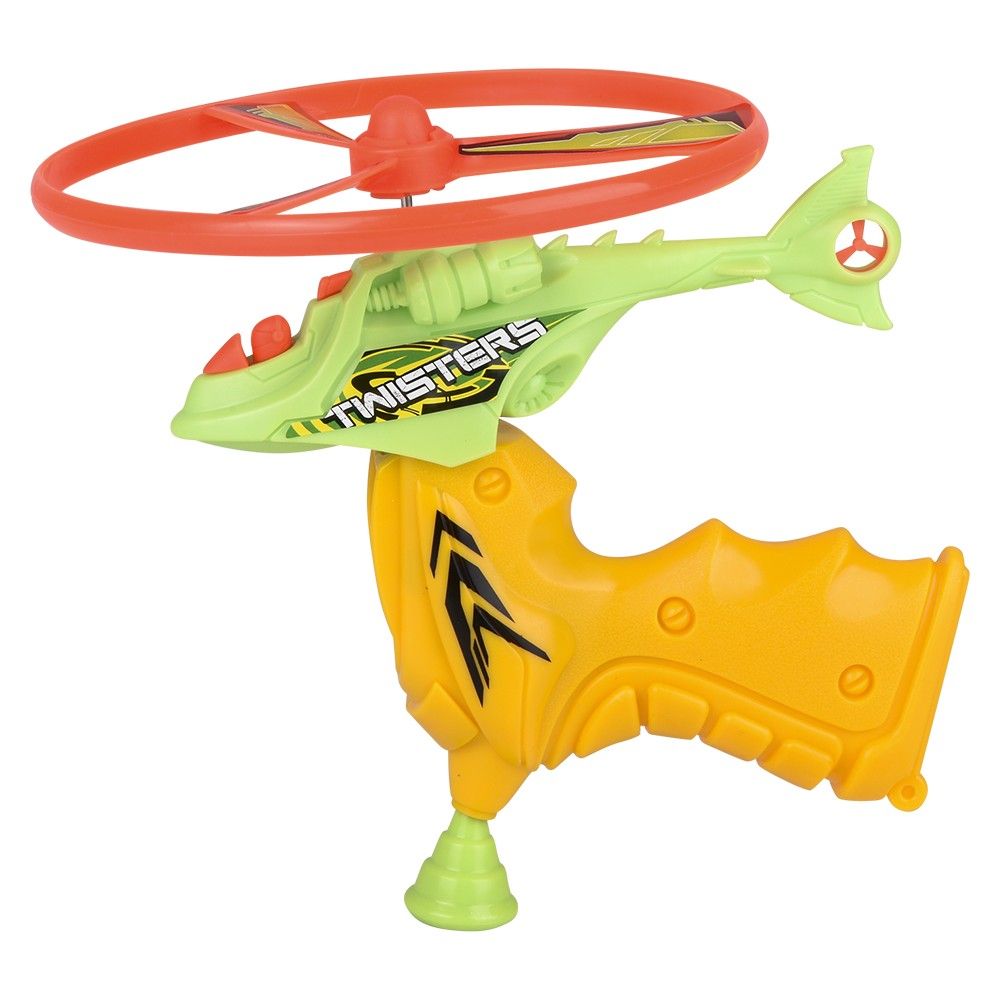 Lanard Stunt Flyer Bi-Plane/Helicopter Ripcord Launcher | Toy Network