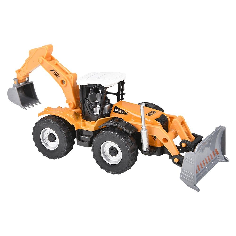 7" Diecast Pull Back Farm Tractor | Toy Network
