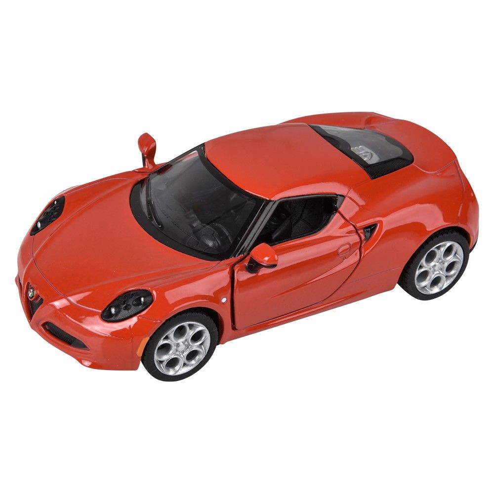 5" Diecast Pull Back 2013 Alfa Romeo 4C | Toy Network