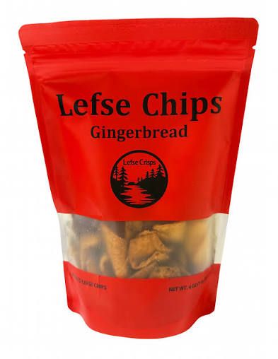 Gingerbread  Lefse Chips 4oz | Tiger Trail
