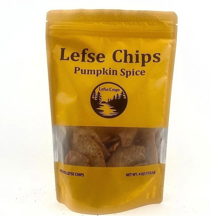 Pumpkin Spice  Lefse Chips 4oz | Tiger Trail