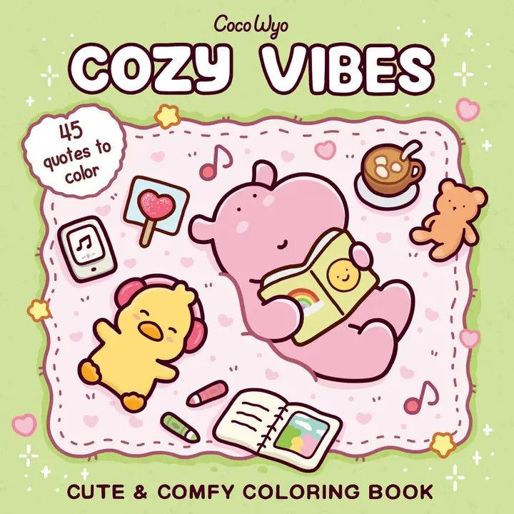 Cozy Vibes Coloring Book for Adults and Kids | Penguin Random House LLC