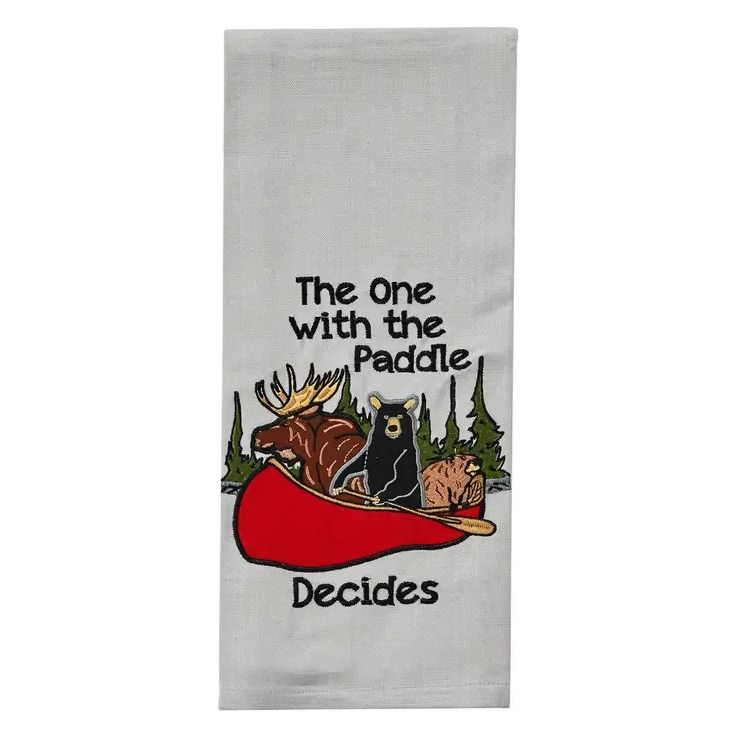 The One With The Paddle Decides Dishtowel | Park Designs