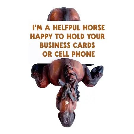 Helpful Horse Saddle Up Figurine