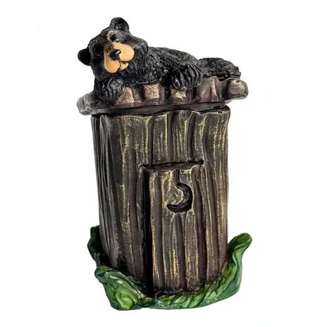 Little Stinker Cache Bear Figurine