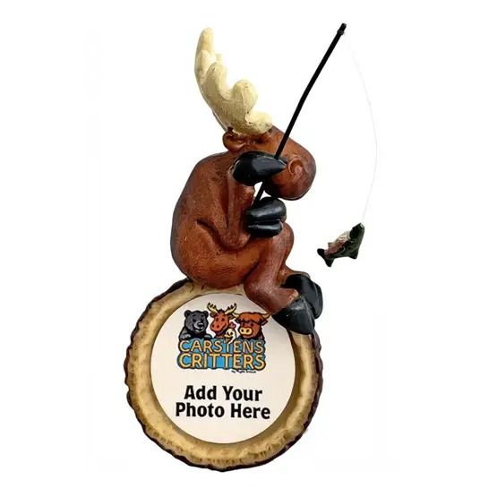 Fishing Moose Magnet