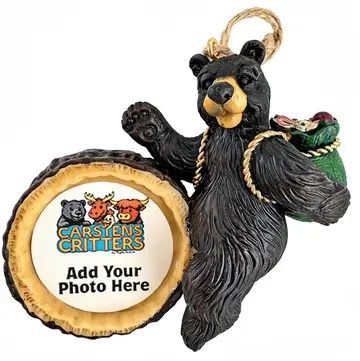 Hiker Bear Ornament