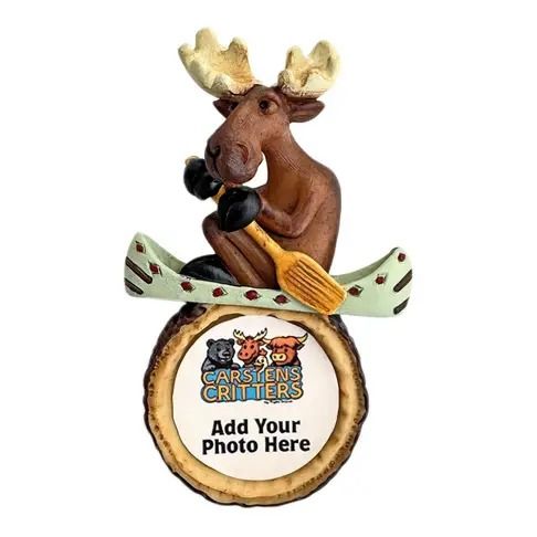 Canoe Moose Magnet