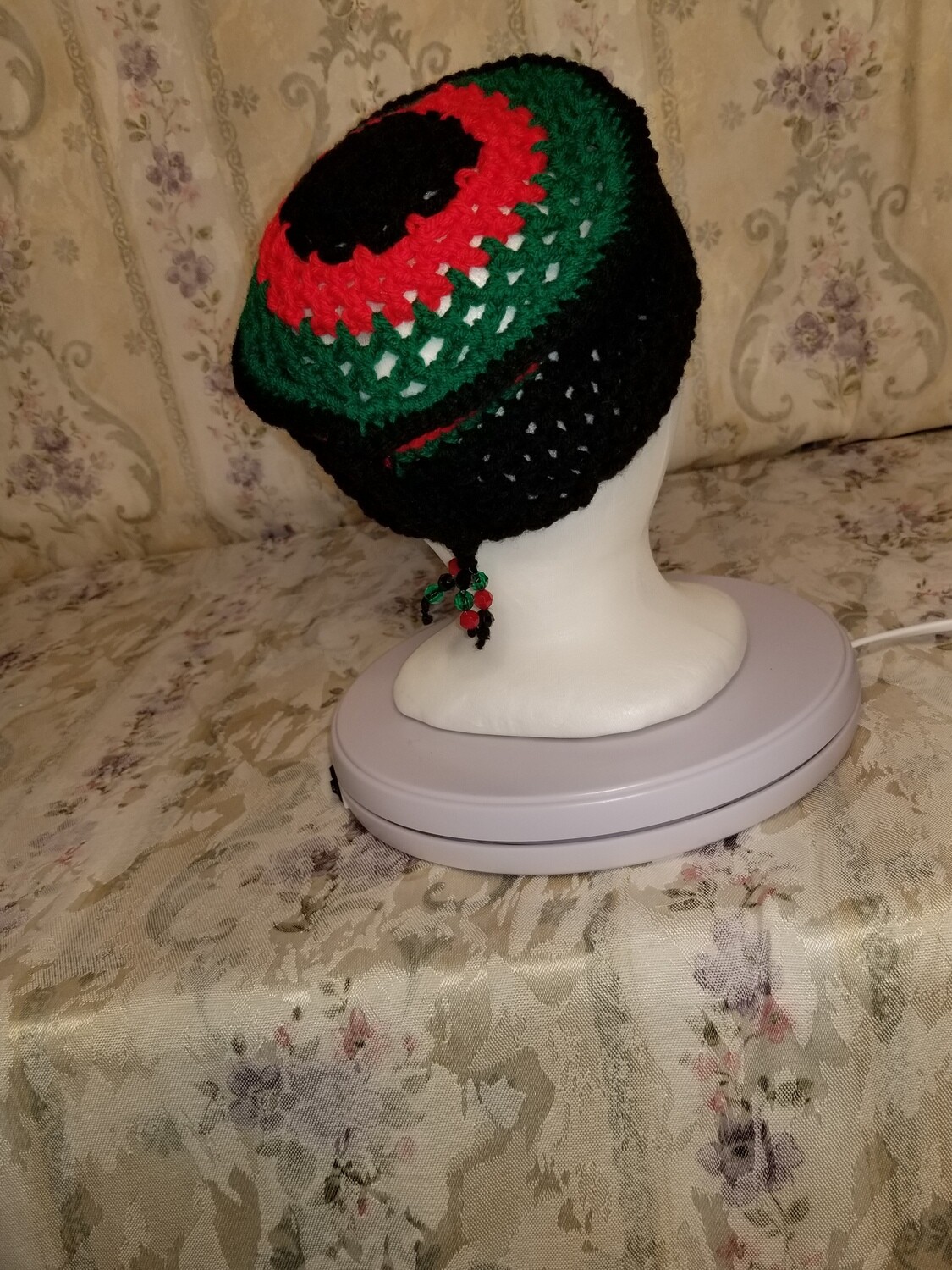 Tri-Color Crochet Hat 100