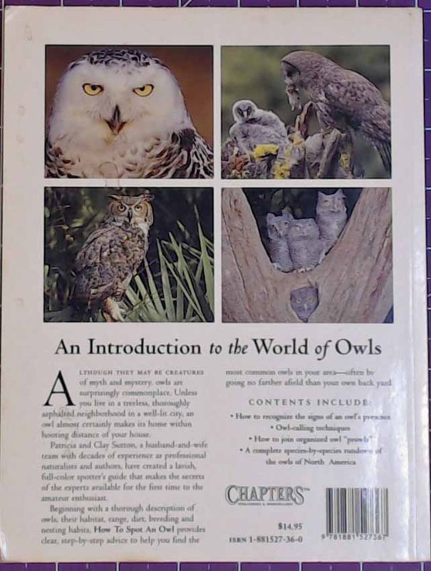 Book  -  How To Spot An Owl
