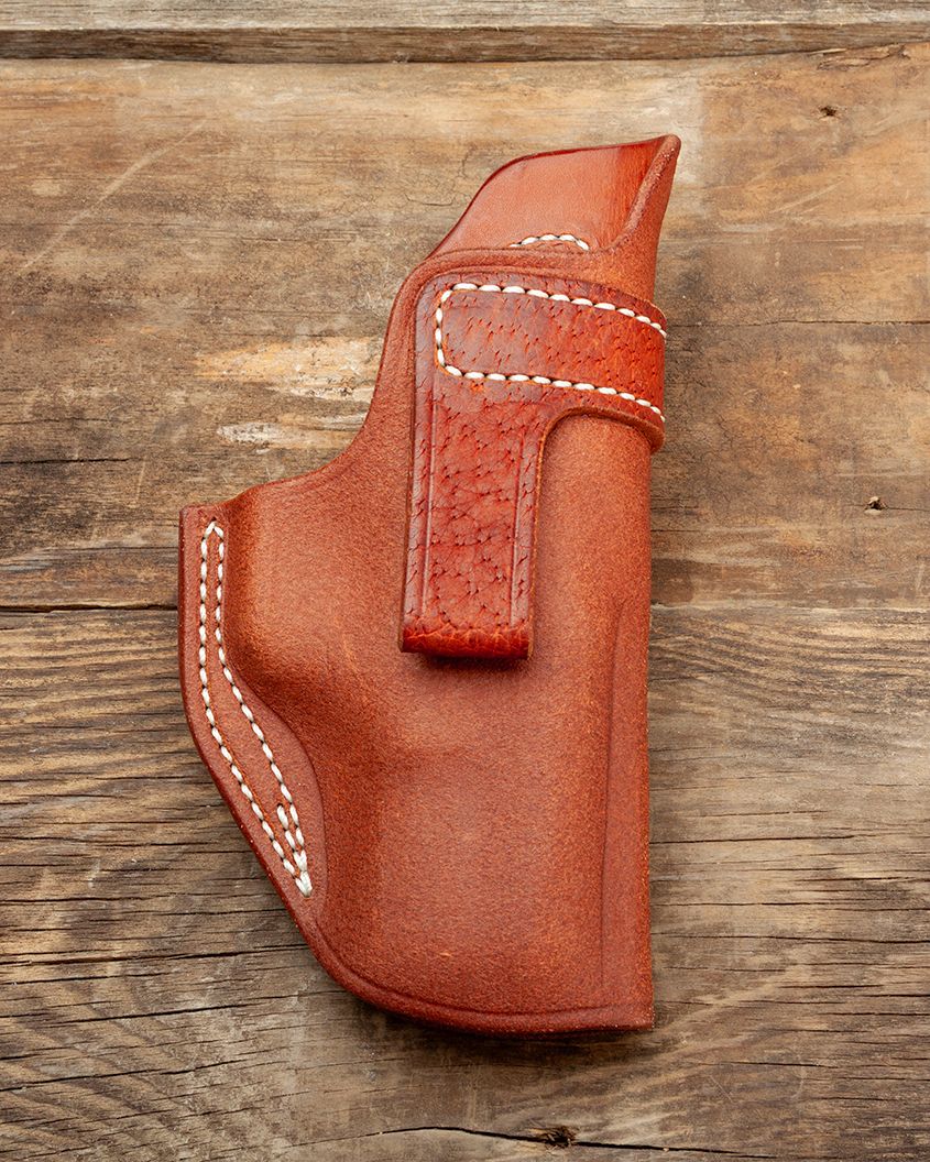 Rybka IWB for Glock 17, Natural Tan with Pigskin Trim, 1.5&quot;