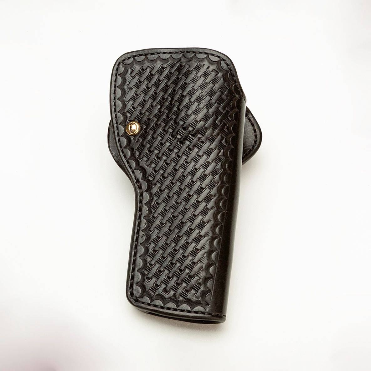 HSR -Colt Python 5&quot;, Basket Stamped, Black, 1.5&quot; Belt Loop, FBI