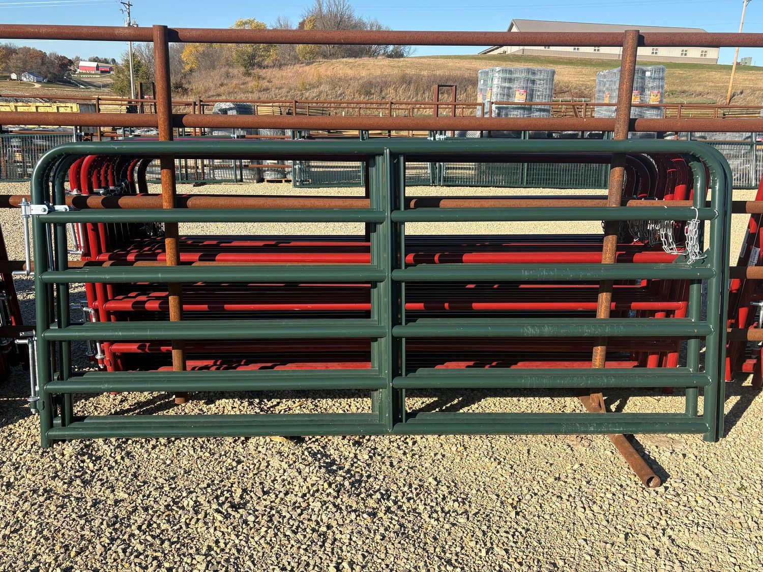 10' AgStar 2 10' AgStar 2" 16 ga Heavy Duty Gate (Green)