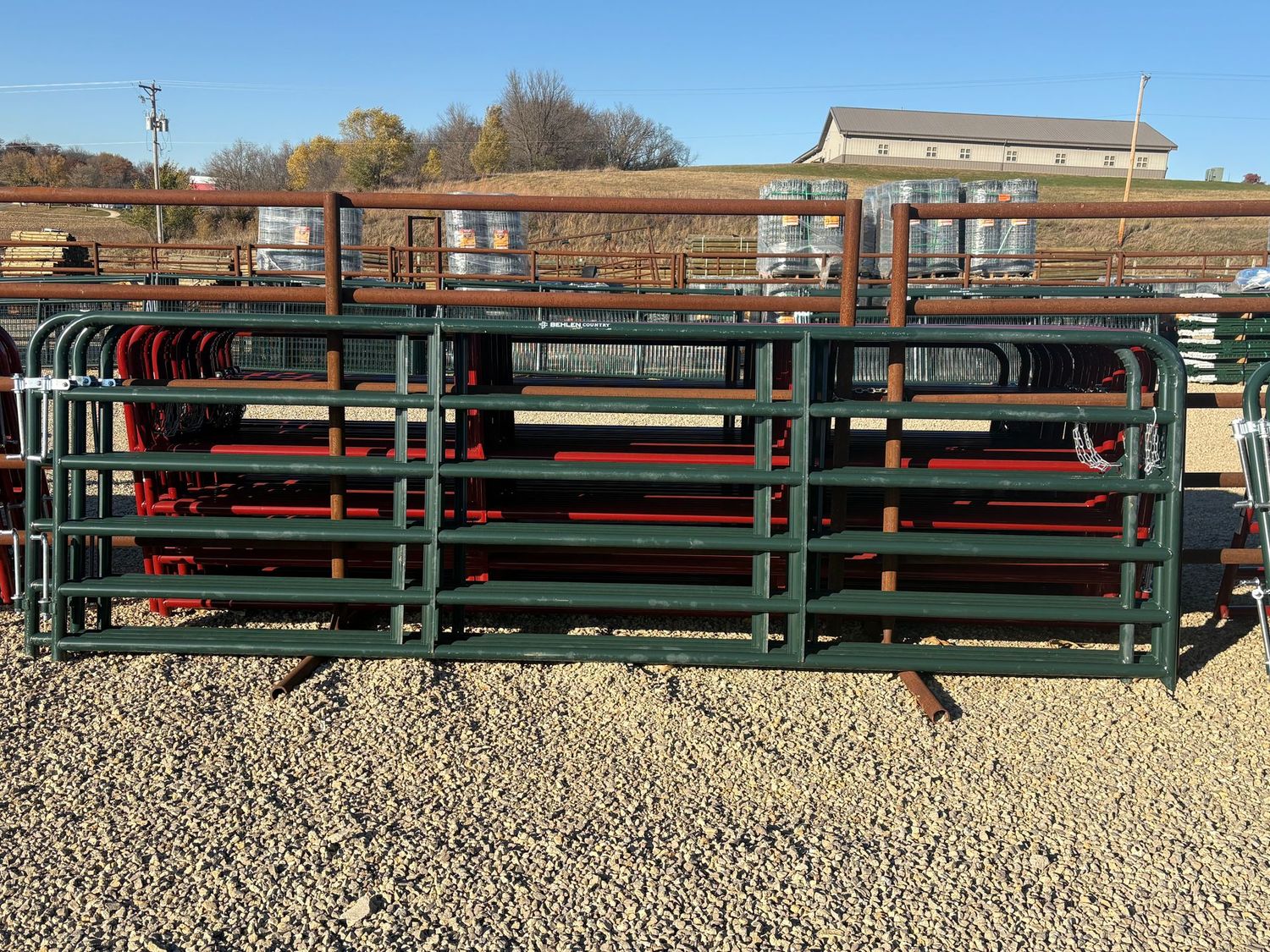 14' AgStar 2 14' AgStar 2" 16 ga Heavy Duty Gate (Green)