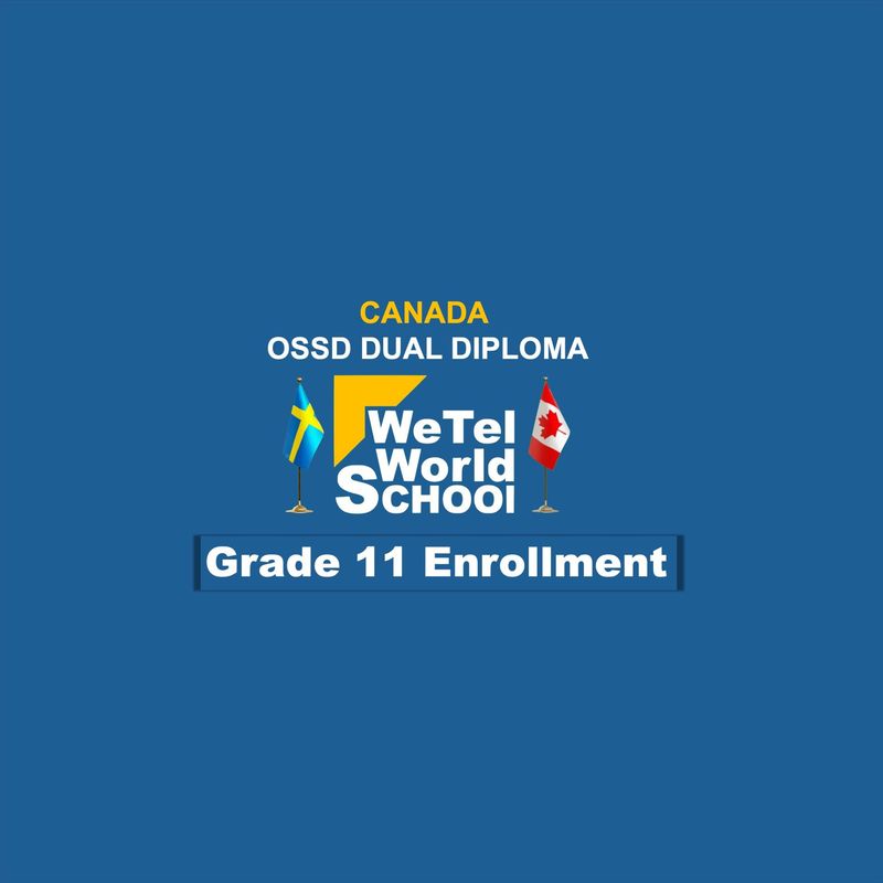 Grade 11/OSSD/Dual/Part Time