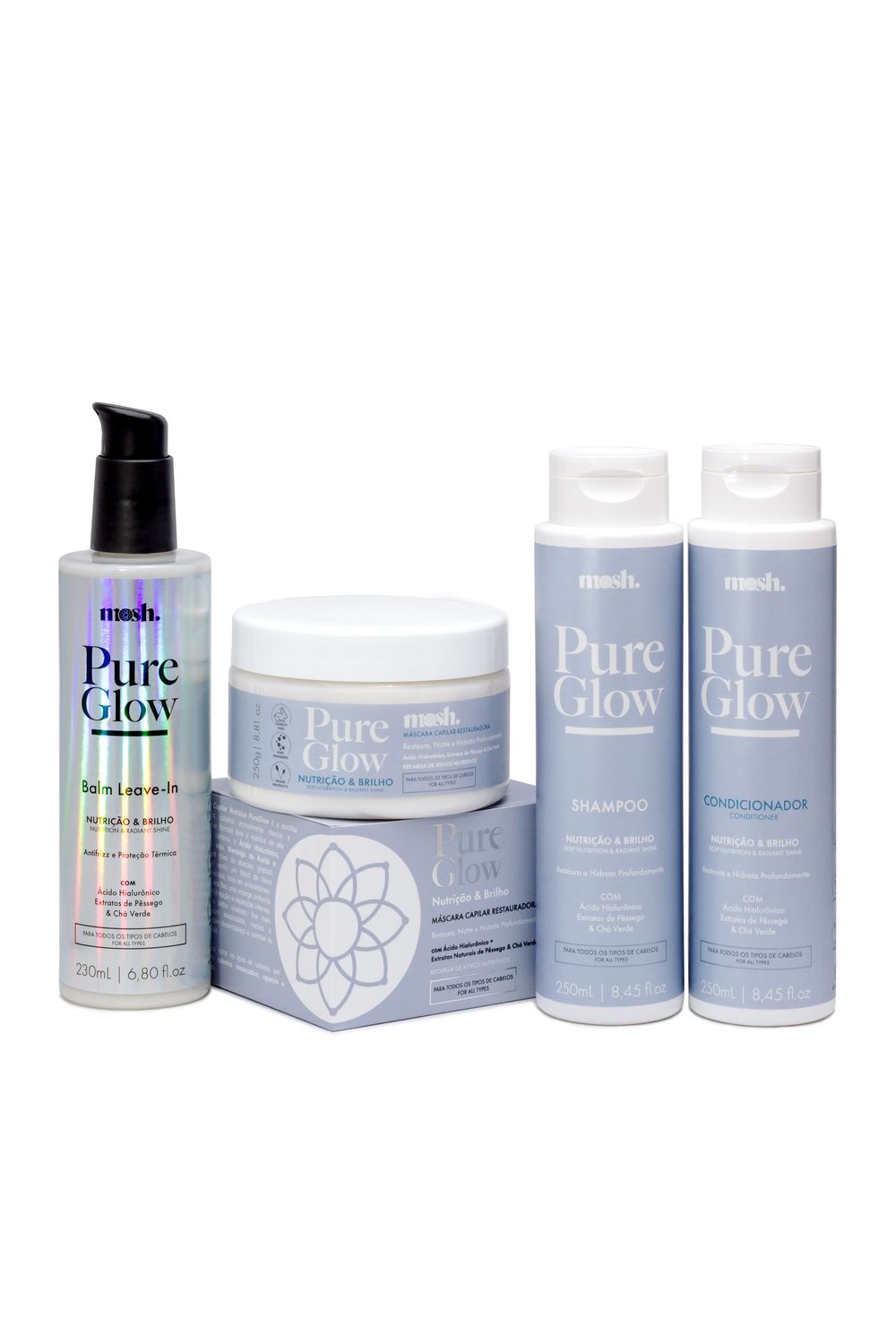 Pure Glow  Anti-Frizz Complete Restoration and Hydration Kit