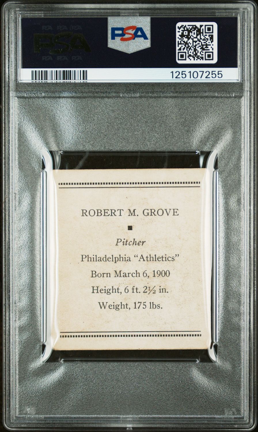 1933 Robert M. Grove R305 Tattoo Orbit PSA 2 / Cert: 125107255