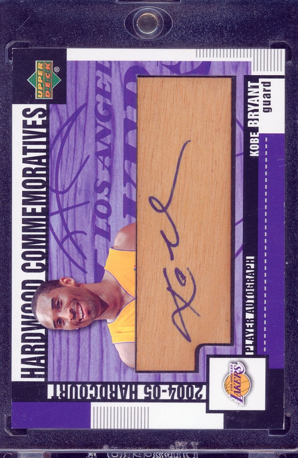 2004 Kobe Bryant SP UD Hardcourt Hardwood Commemoratives