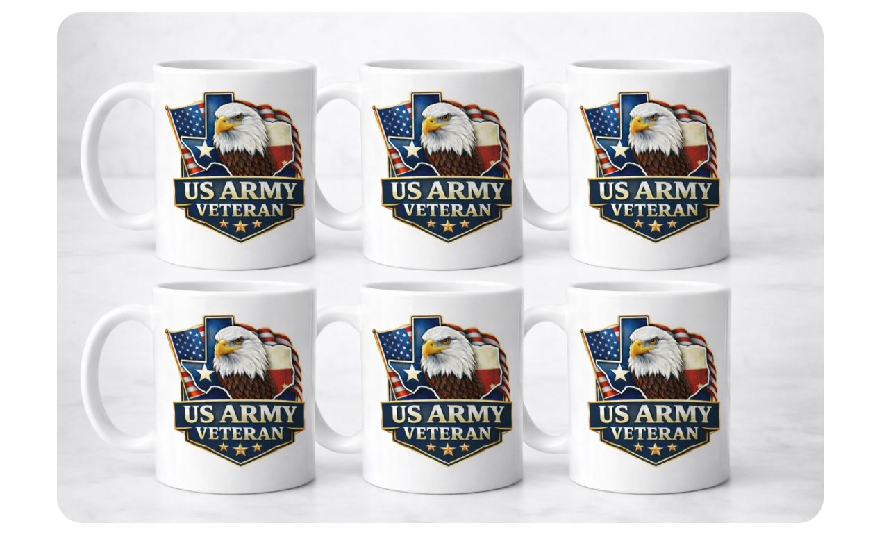 Military Coffee Mug (Set of 6)