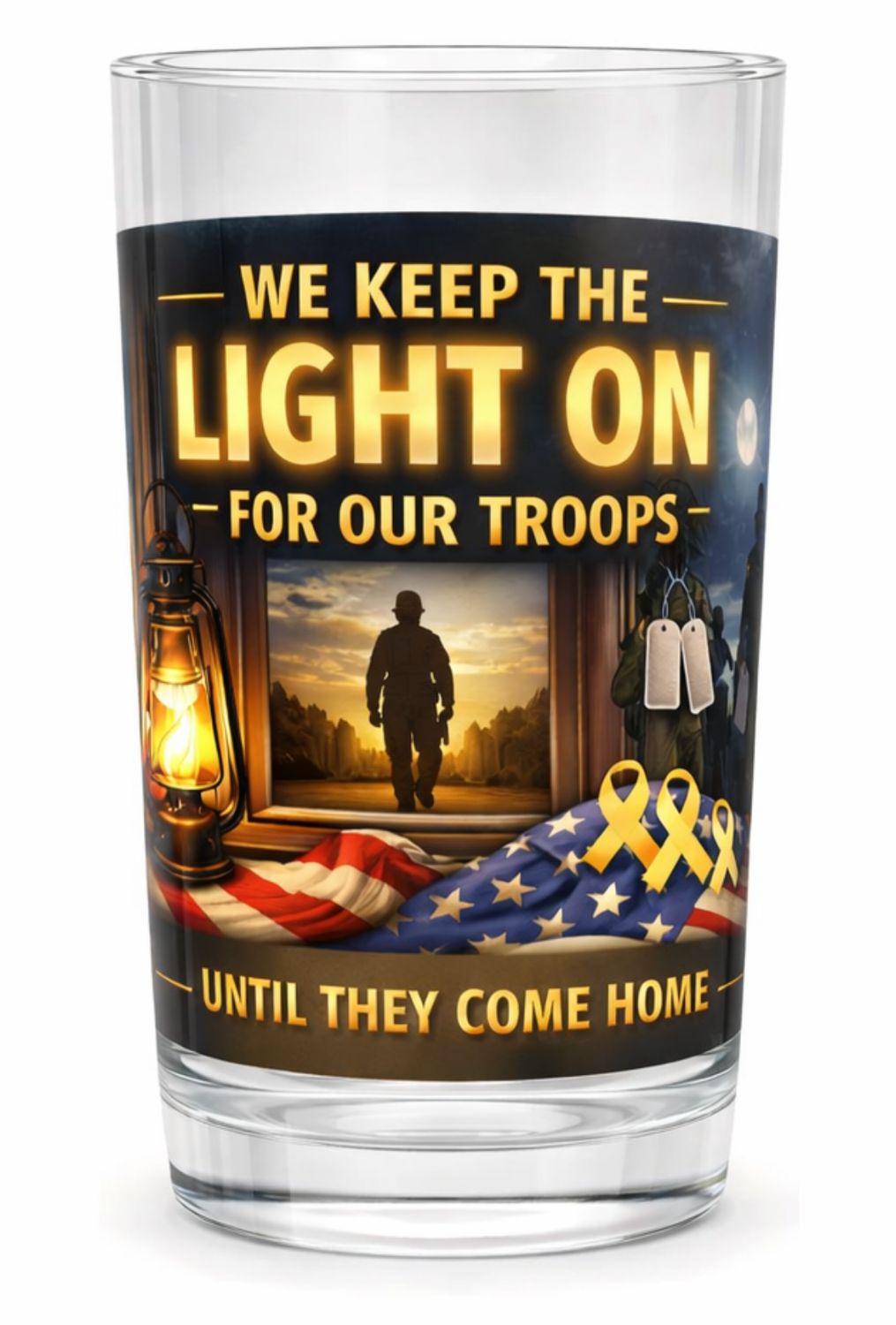 "Keeping the Light On! (Glassware) set of 6