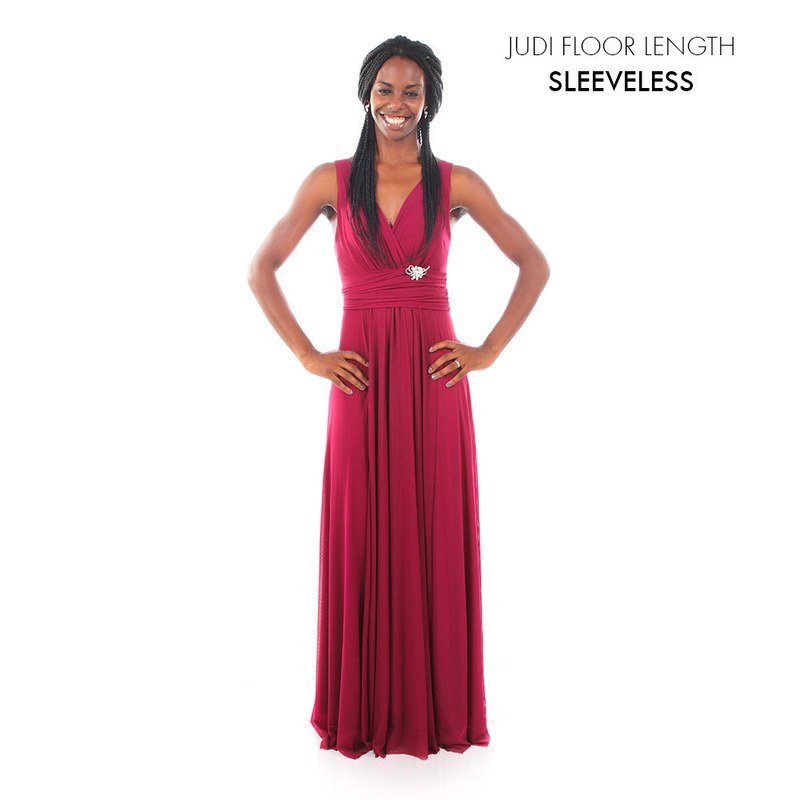 Judi Sleeveless Evening Dress