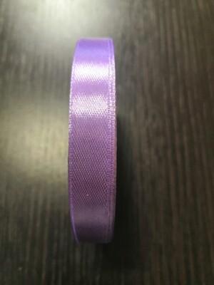 Лента атласная h 12 мм светло-фиолетовый
