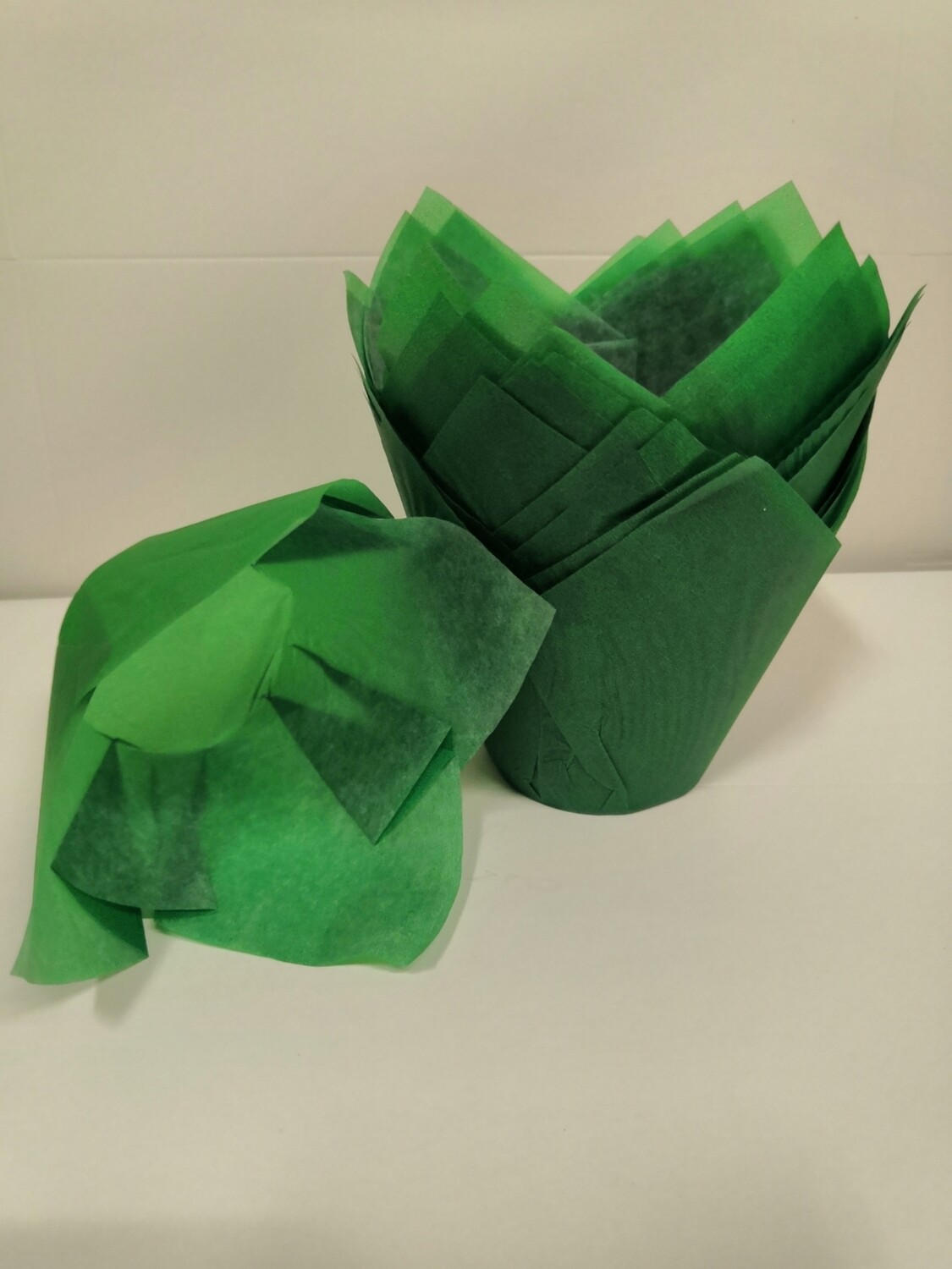 Форма бумажная Тюльпан зеленый 50х80 мм 1 шт