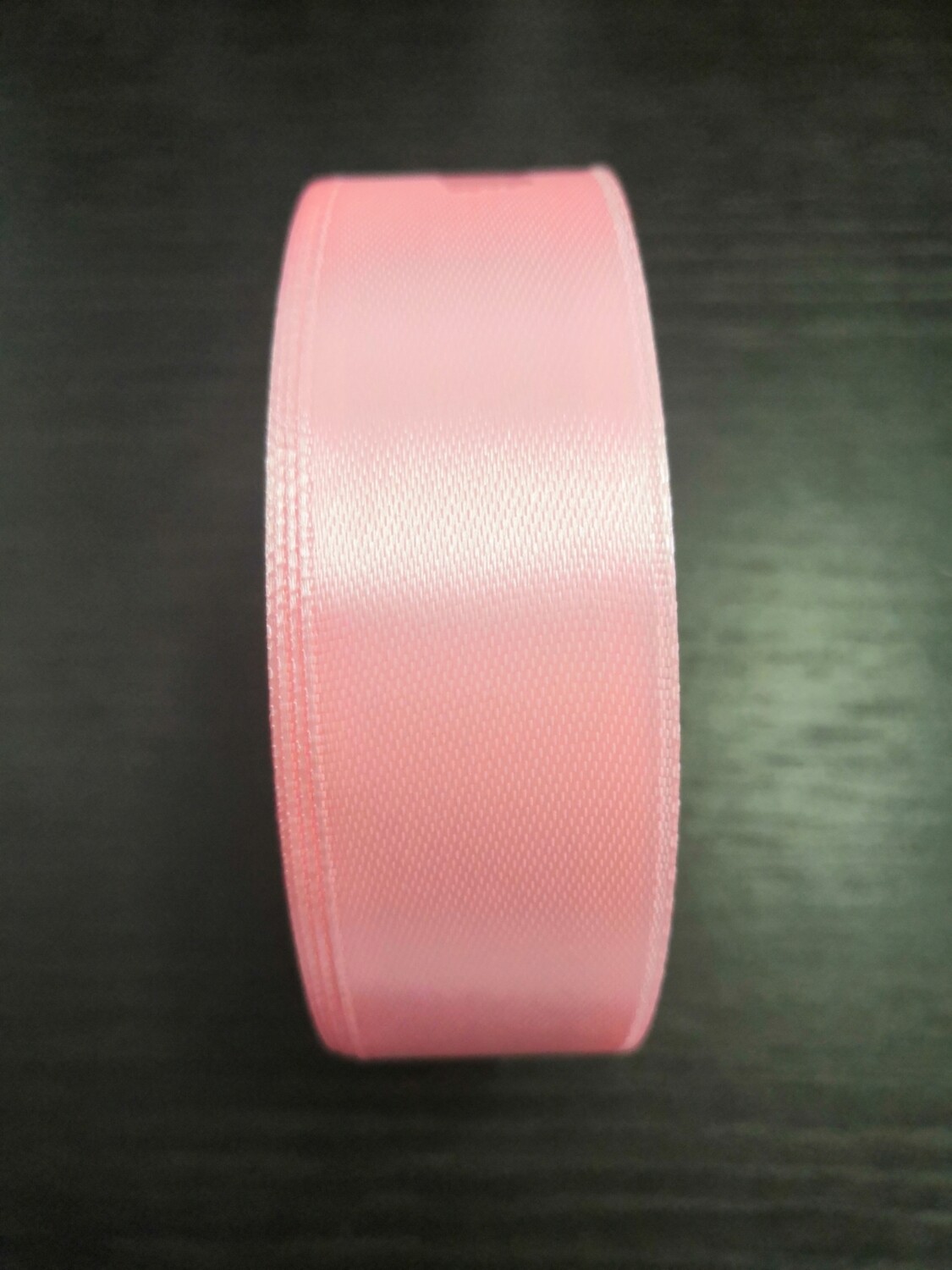 Лента атласная h 25 мм розовый