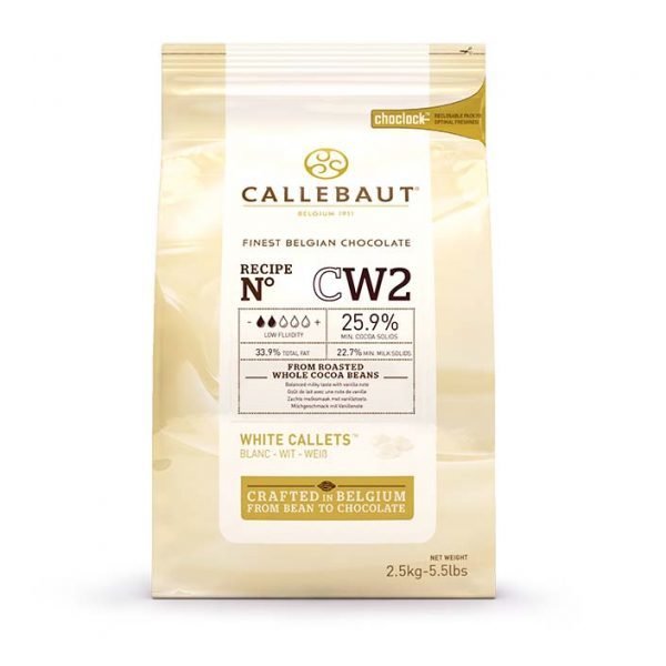 Шоколад Barry Callebaut белый, 25,9% какао, в галетах 500 гр