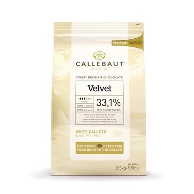Шоколад Barry Callebaut белый Velvet, 32 % какао, в галетах 2.5 кг