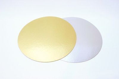 Подложка плотность 1,5 мм золото/белый d 20 см