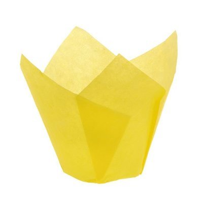 Форма бумажная Тюльпан желтый 50х80 мм 1 шт
