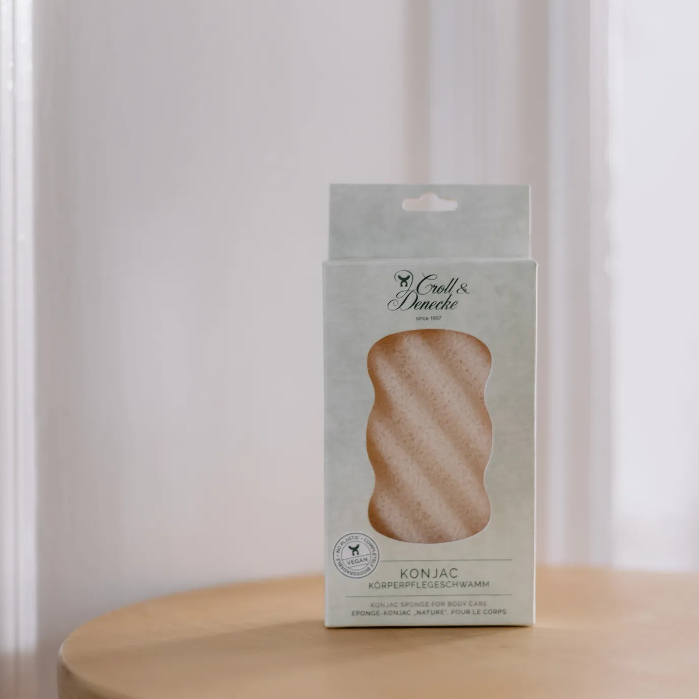 Lichaamsspons Konjac voor gevoelige huid