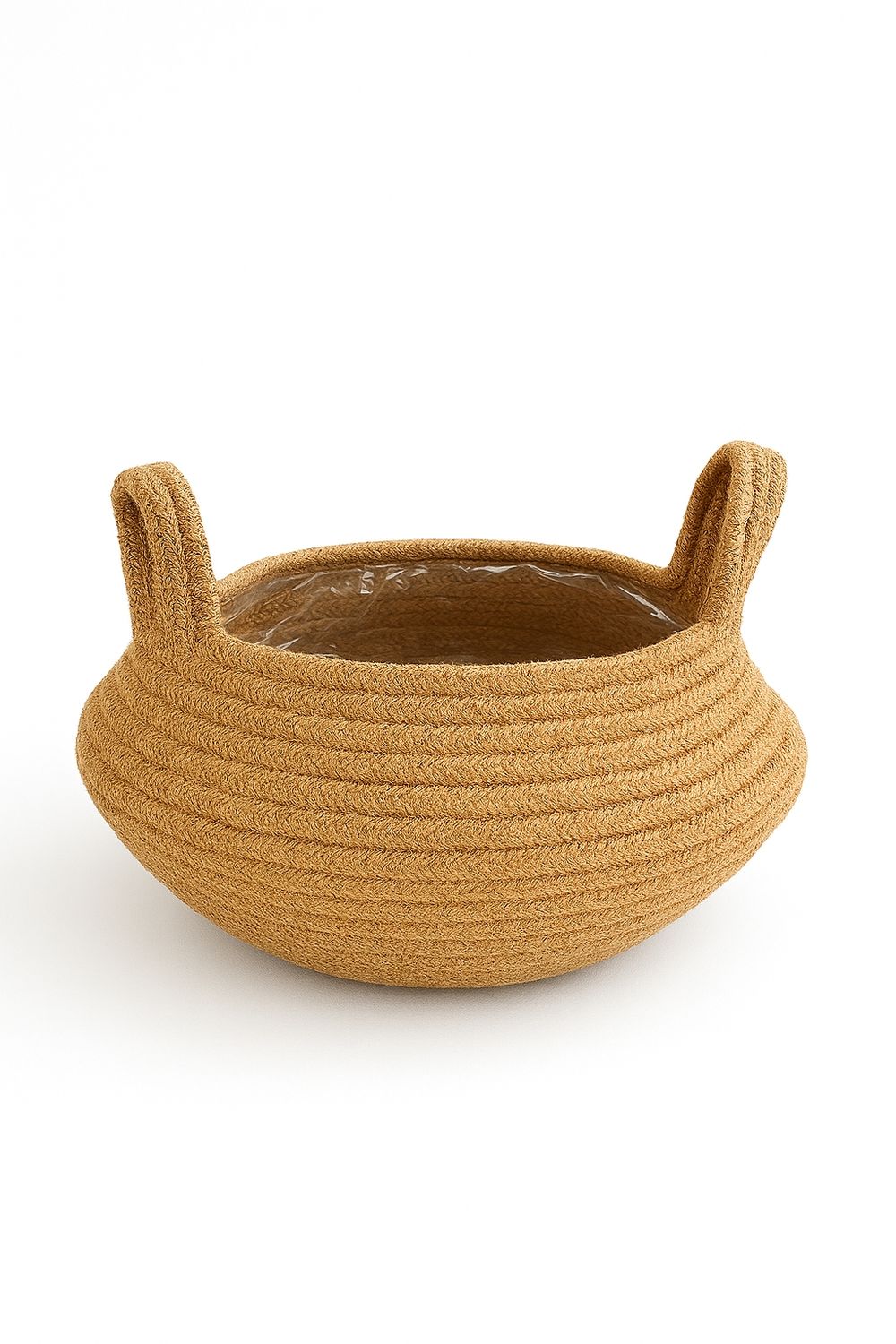 Jute mand met handvatten