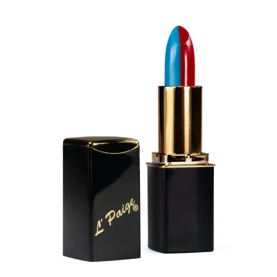 L'Paige #16 Red Blue two-tone split lipstick