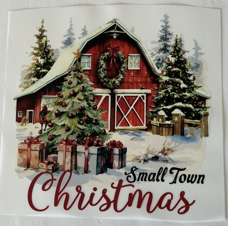 Christmas barn