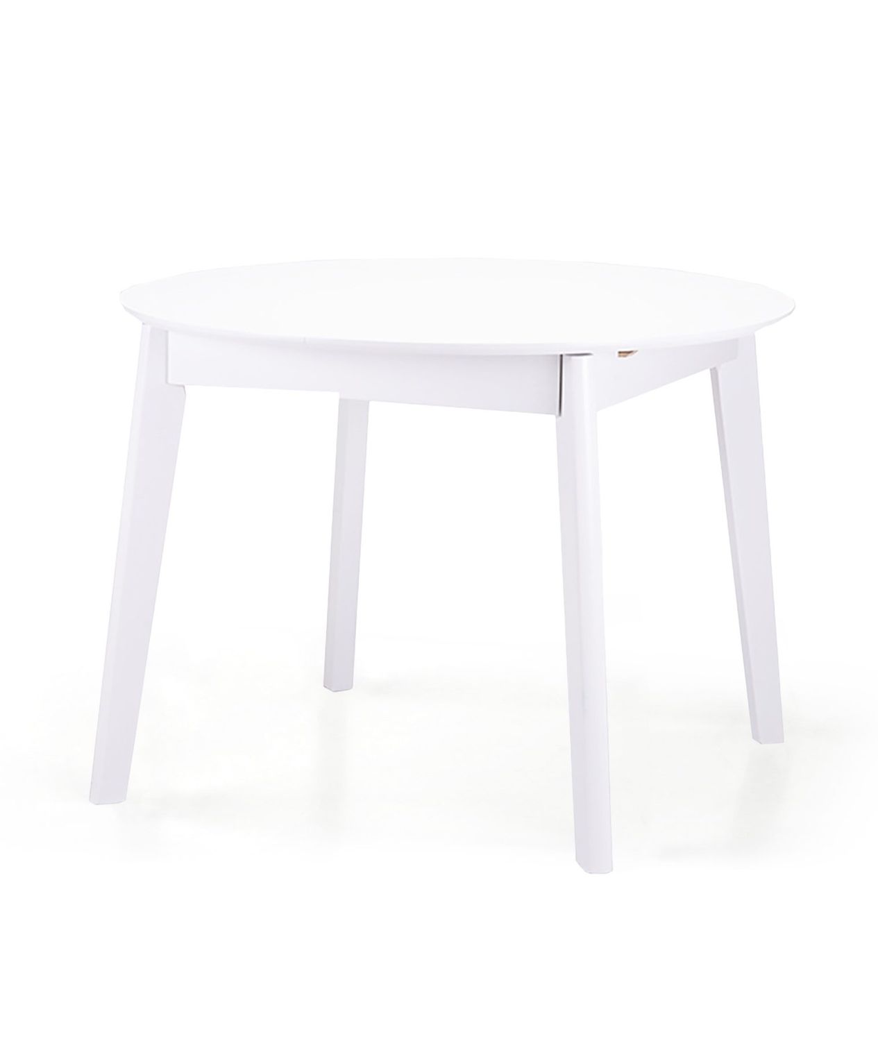 Ellis Folding Dining Table White _ 90 cm + 25 cm