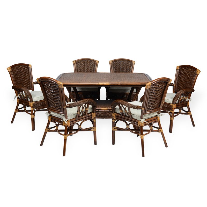 ALEXA Premium Dining Set: Oval Table & 6 Armchairs ALEXA Premium Dining Set: Oval Table & 6 Armchairs