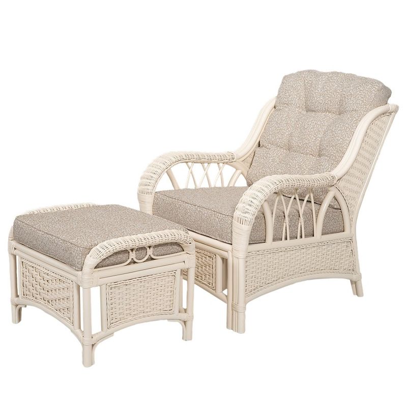 ALEXA Lounge Chair Set with Ottoman