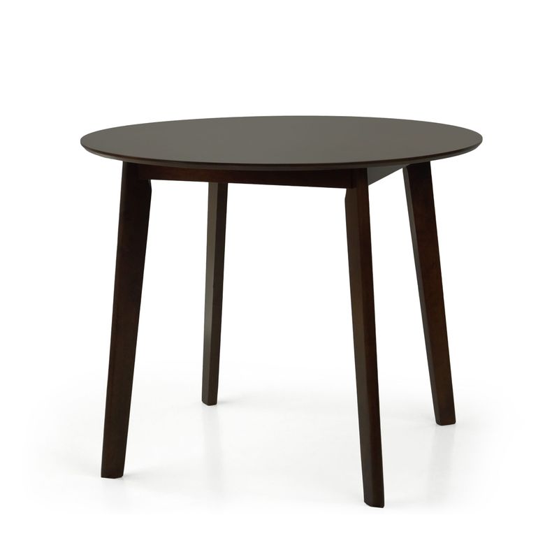 Ellis Extendable Table Espresso | Ø 90 cm + 25 cm Extension