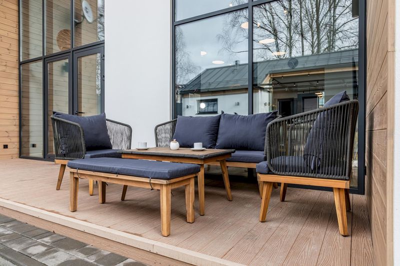 Lounge - Set EMMA Grey - Premium Acacia Garden Furniture